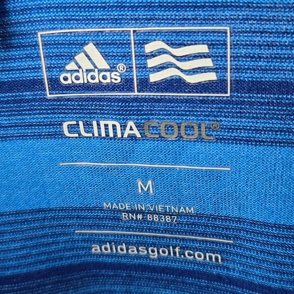 Adidas Climacool Pinehurst Embroidered Logo Polo Shirt Men's Golf Performance M - Picture 8 of 8